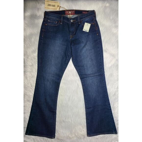 NWTLucky Brand Sofia Blue Denim Boot Jeans, 6/28